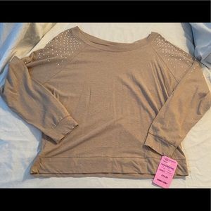 NWT Tresics Light Brown Long Sleeve (Size L)